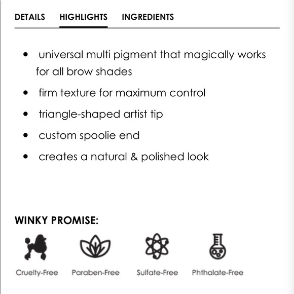 🕶HP🕶 Winky Lux Eyebrow Pencil - Picture 6 of 6